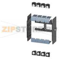 draw-out unit conversion kit for MCCB accessory for: circuit breaker 4-pole 3VA6 400/600 Siemens 3VA9344-0KD10