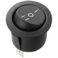 Переключатель клавишный 250 В/AC, 10 А, 1 x вкл/выкл/вкл TRU Components TC-R13-223D-01