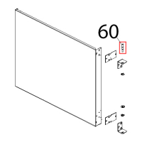 Perno filettato sup. porta Unox XB 403