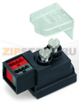 Модуль питания; для плоского кабеля; 2-пол.; черные Wago 893-121 Suitable for bus and power lines or for bus and power combined in one cableEasy installation without line interruption due to convenient insulation displacement technology (IDC)WINSTA® IDC Supply and Tap-Off Modules allow connection at any point along the flat cable – one rotation per pole is all that is required....
