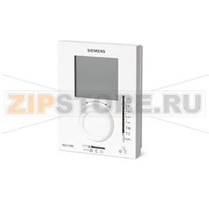 RDJ10 - Простые электронные контроллеры комнатной температуры с 24-часовым таймером, большим дисплеем и задатчиком уставки Siemens RDJ10 