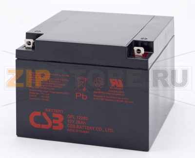 CSB GPL 12260 Гелевые аккумуляторы (АКБ) CSB GPL 12260: Напряжение - 12 В; Емкость - 26 Ач; Габариты: длина 164 мм, ширина 174 мм, высота 125 мм, вес: 9,18 кг