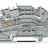 Многоуровневые клеммы для монтажа; 4 mm; L/L; Push-in CAGE CLAMP®; 2,50 mm; серые Wago 2003-6642 - Многоуровневые клеммы для монтажа; 4 mm; L/L; Push-in CAGE CLAMP®; 2,50 mm; серые Wago 2003-6642