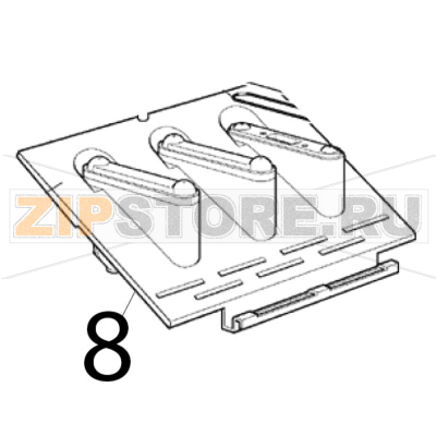 Sprühsystem Scotsman EC 126 AS Sprühsystem Scotsman EC 126 ASЗапчасть на деталировке под номером: 8