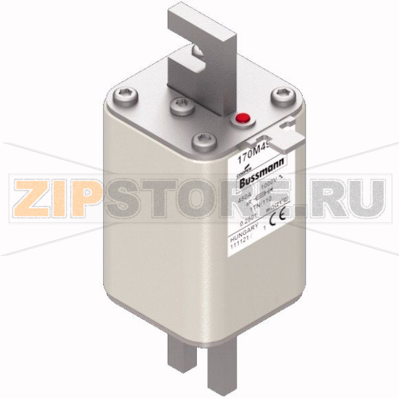 Предохранитель, 450 A, AC 1000 В, 150 кА, 1, 51x69x138 мм, aR, DIN, IEC Eaton FUSE 450A 1000V 1 