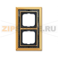 Рамка двухместная ABB 2CKA001754A4576