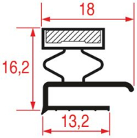 GUARNIZIONE MEZZO BORDO 1565x670 mm