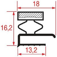 GUARNIZIONE MEZZO BORDO 1565x670 mm
