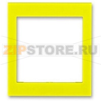 Накладка на рамку 55х55 мм, жёлтая ABB 2CHH010355A4064