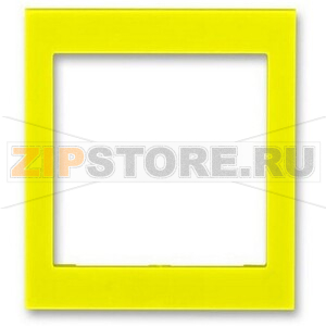 Накладка на рамку 55х55 мм, жёлтая ABB 2CHH010355A4064 