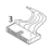 Printhead data cable Zebra 96XiIII Plus