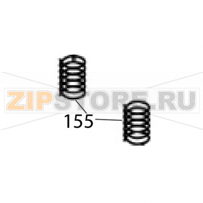 Spring head (P) Sato CT408LX TT Spring head (P) Sato CT408LX TTЗапчасть на деталировке под номером: 155Название запчасти на английском языке: Spring head (P) Sato CT408LX TT.