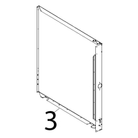 Fianco DX inox Unox XBC 604P