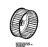 Motor fan D196 H81 39 blade nut M Unox XBC 605E