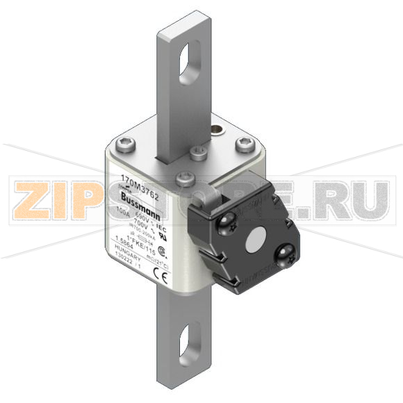 Предохранитель, 100 A, AC 690 В, 200 кА, size 1, 45x59x148 мм, aR, IEC UL Eaton FUSE 100A 690V 