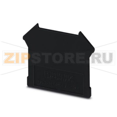 Концевая крышка для клеммной колодки TT-UK 5 Phoenix Contact D-TERMITRAB-UK 5 цвет: черный.Минимальный заказ: 50 шт.Упаковка: 50 шт.