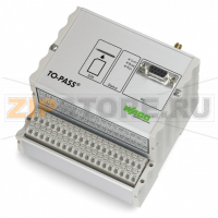 TO-PASS® Compact; Модуль, 8 дискретных входов; 8 аналоговых вводов; Индикатор неисправностей; Телеуправление; Регистратор событий; Регистратор данных; Веб-портал; MODBUS; 1,50 mm Wago 761-216