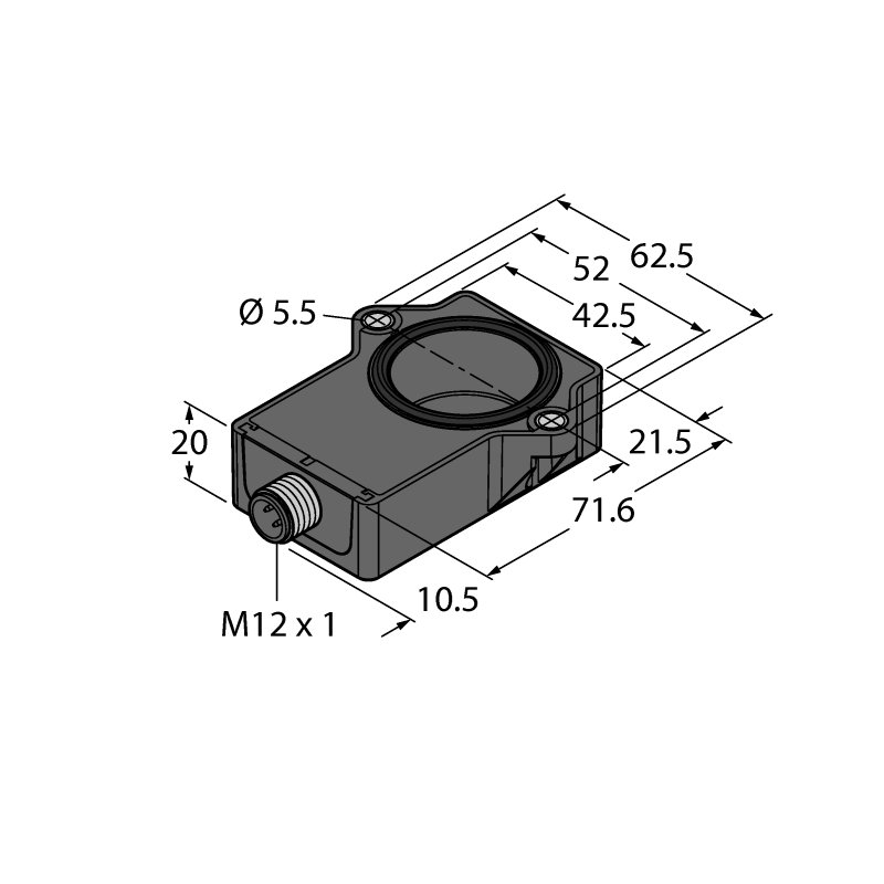 Энкодер миниатюрный Turck RI20P1-QR20-LU4X2-H1141 