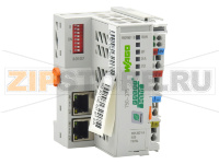 Каплер полевой шины PROFINET IO; 3-е поколение; Расширенный; светло-серые Wago 750-375