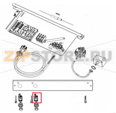 Puls. 2 faston inclinato Silanos S 021    Puls. 2 faston inclinato Silanos S 021Запчасть на сборочном чертеже под номером: 18Название запчасти на итальянском языке: Puls. 2 faston inclinato Silanos S 021
