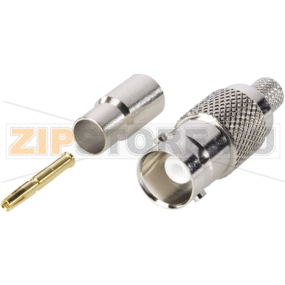 Разъем BNC, 50 Ом, 1 шт TRU Components 1579453 
