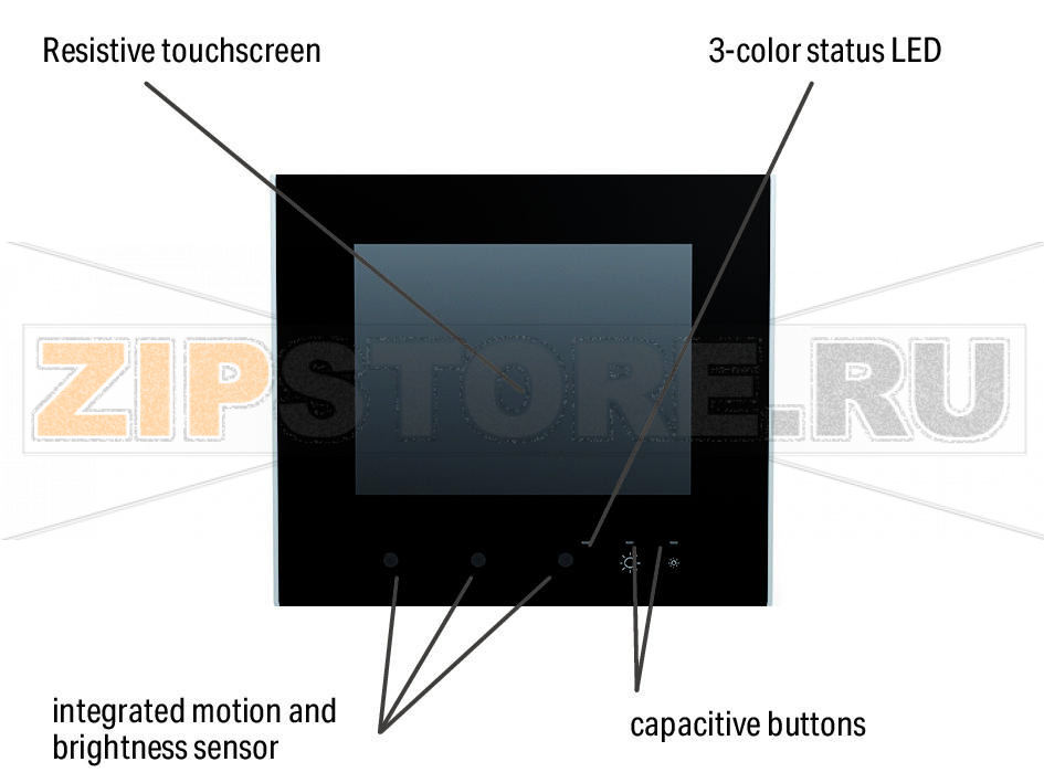 Marine Line Touch Panel 600; 14.5 cm (5.7"); 640 x 480 pixels; 2 x ETHERNET, 2 x USB, CAN, DI/DO, RS-232/485, Audio; Control Panel Wago 762-6302/8000-002 