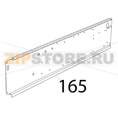Porta componenti BT gas S.5E Unox XBC 615EG Porta componenti BT gas S.5E Unox XBC 615EGЗапчасть на деталировке под номером: 165