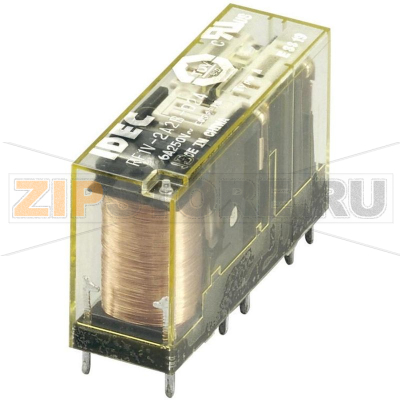 Реле электромагнитное 24 В/DC, 6 А, 1 шт IDEC RF1V-2A2BL-D24 