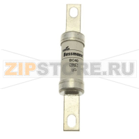 Предохранитель, 50 A, AC 500 В, DC 250 В, 80 кА, BS88, 21x114 мм, gL/gG, BS Eaton 50AMP 500V AC/