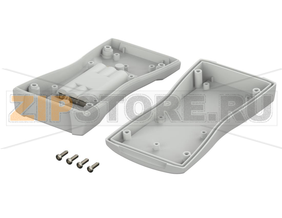Корпус ручной с отсеком для 3 батареек микро (AAА), 140.3x72.9x31.3 мм, IP 40 Bopla BS 501 F-7035 