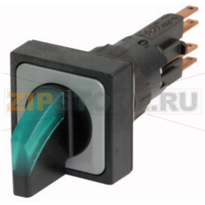 Головка переключателя, пластик, черная: 1 шт Eaton Q25LWK3R-GN/WB 