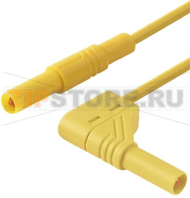 Провод испытательный 1 м, 32 A, 1000 В/AC/DC, желтый Hirschmann 934083103 