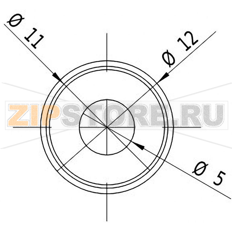 Модуль лазерный, красный, 1 МВт Picotronic DDI635-1-24(12x45)-C500 