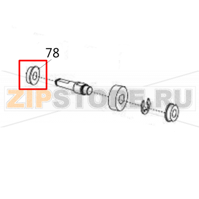 Ball bearing Sato DR308e Ball bearing Sato DR308eЗапчасть на деталировке под номером: 78Название запчасти на английском языке: Ball bearing Sato DR308e.