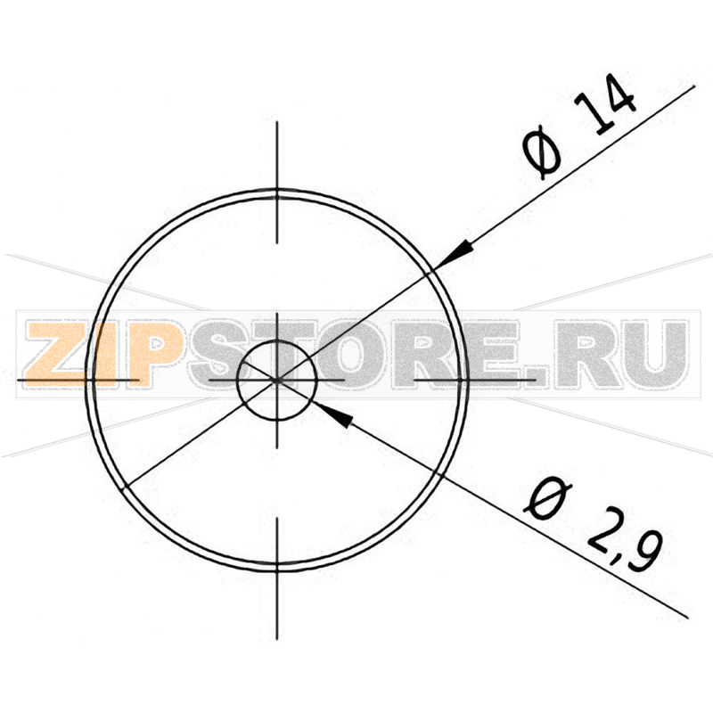 Модуль лазерный, зеленый, 3 МВт Picotronic LD532-3-3(14x60) 