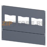 SIVACON, base, with cutouts for flanges, IPXX, T: 800 mm, W: 900 mm, zinc-plated Siemens 8MF1098-2UB52-0