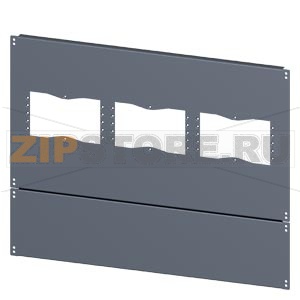 SIVACON, base, with cutouts for flanges, IPXX, T: 800 mm, W: 900 mm, zinc-plated Siemens 8MF1098-2UB52-0 