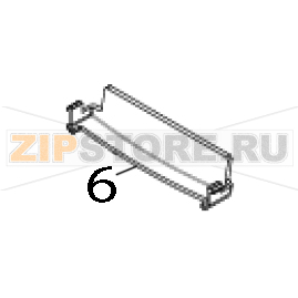 Print head cable cover, MOQ 5 pcs TSC TTP-225 Print head cable cover, MOQ 5 pcs TSC TTP-225Запчасть на деталировке под номером: 6