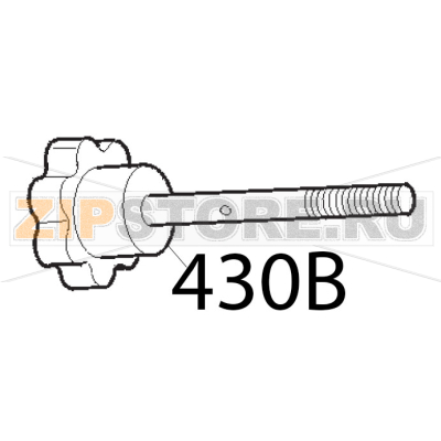 Manopola prig. aff M8, 6 lob blu Sirman Mirra 300 Manopola prig. aff M8, 6 lob blu Sirman Mirra 300Запчасть на деталировке под номером: 430B