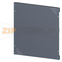 SIVACON, mounting plate, mounting with bracket, perforated, H: 600 mm, W: 600 mm, zinc-plated Siemens 8MF1660-2AM12-0