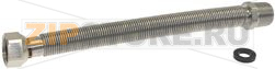 TUBO INOX FLESSIBILE 1/2M/F 