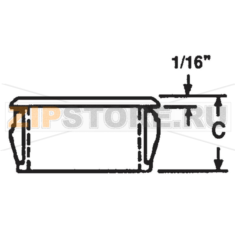 Зажим кабельный, Ø: 11.1 мм, полиамид, черный, 1 шт PB Fastener AF0625 