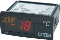 Thermometer, 1 NTC Probe Input, Red Digi