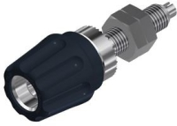 Разъем 4 мм, 63 А, 30 В, черный Hirschmann PKN 10 B BLACK