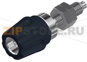 Разъем 4 мм, 63 А, 30 В, черный Hirschmann PKN 10 B BLACK 