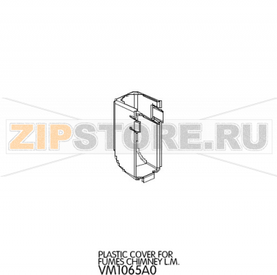 Plastic cover for fumes chimney L.M Unox XVC 304 Plastic cover for fumes chimney L.M Unox XVC 304Запчасть на деталировке под номером: 67Название запчасти на английском языке: Plastic cover for fumes chimney L.M Unox XVC 304