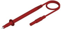 Провод тестовый 1 м, красный Hirschmann PL 2600 S RED