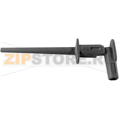 Щуп-зажим 300 В, 2 мм, тип: крючок, CAT II, черный, 1 шт Stäubli MICROGRIP-XB 
