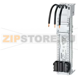 ШИННЫЙ ДЕРЖАТЕЛЬ 60 MM DEVICE ADAPTER, WIDTH: 45 MM BUSBAR THICKN.:5.10MM+TT-PROF. WITH 1 MOUNTING RAIL 35MM FOR COMPACT STARTER 3RA6 LENGTH 200MM UE 690V,IE UP TO 32A,ATTENTION: IF RATED CURRENT &gt;12A AND SHORT-CIRCUIT CURRENT&gt;25KA MAX. CONDUCTOR CROSS-SE 