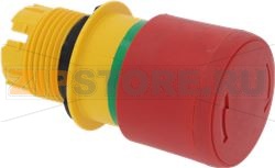 BUTTON RED MUSHROOM-SHAPED 